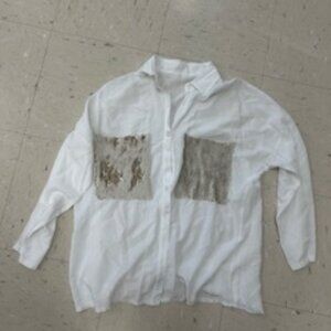 Italian made button down shirt, size medium